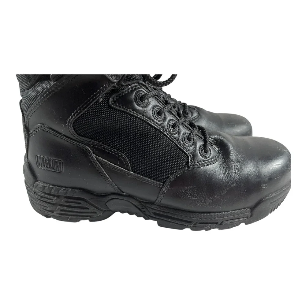 Magnum Stealth Force 8.0 Waterproof Tactical Boots Men's Size 11 Side Zip